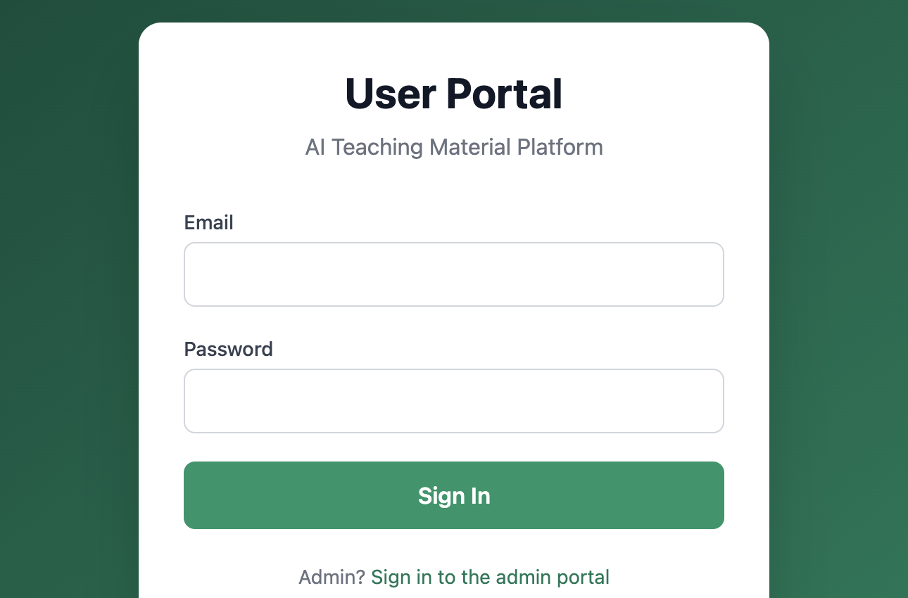 Giatros AI teaching material platform