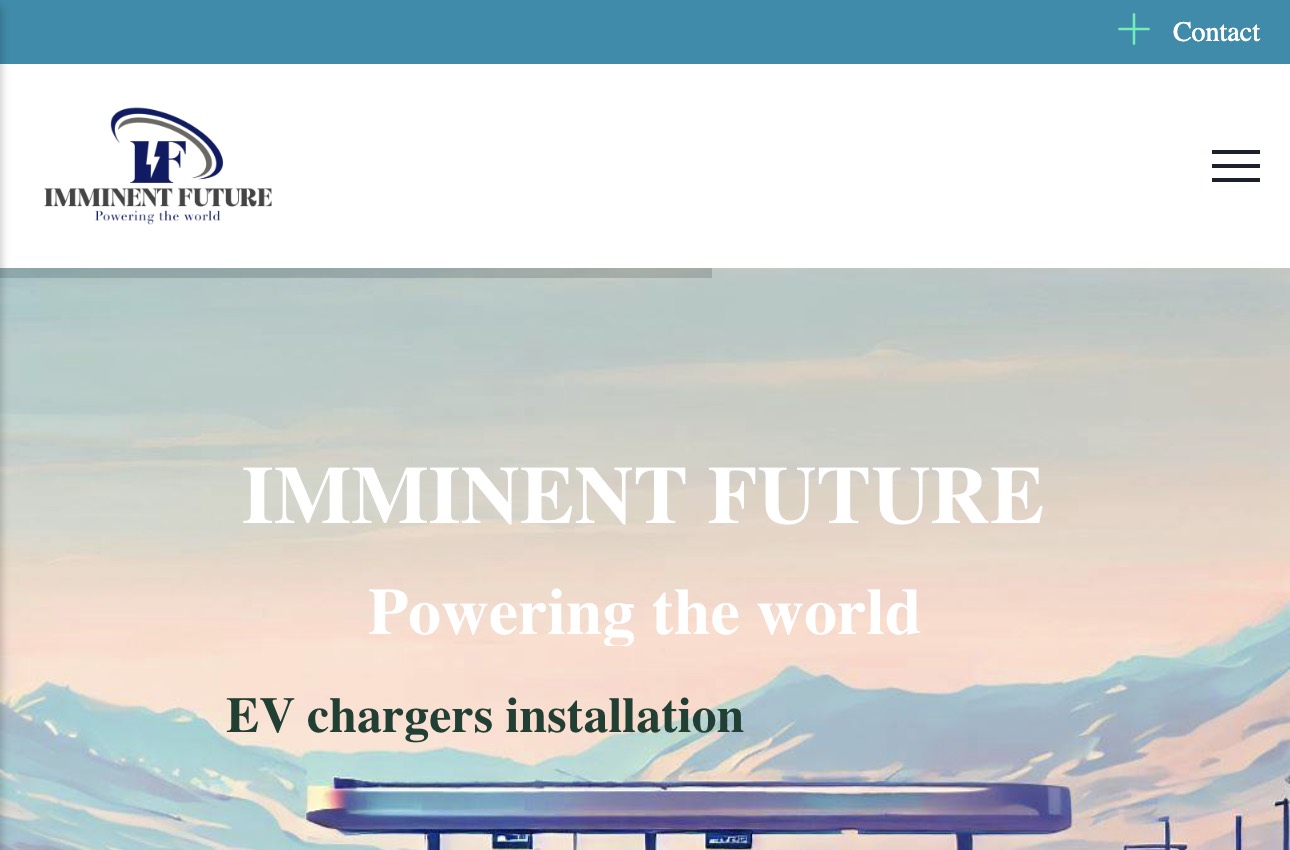 Imminent Future EV charging website